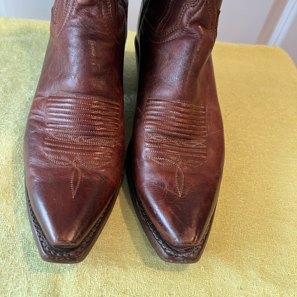 Lucchese Rich Brown Western Boots. Size 7.5 - Picture 9 of 14